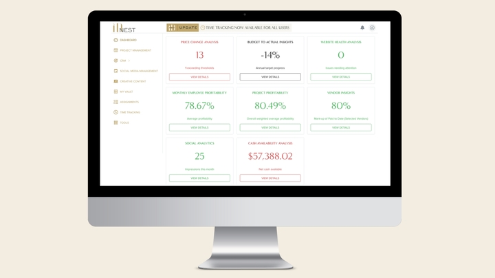 IDnest Dashboard