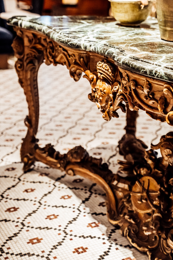 An intricate table