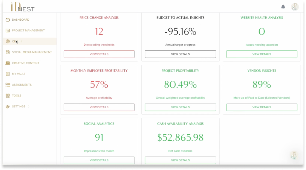 Financial Dashboard
