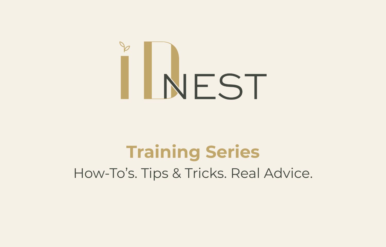 IDnest Training Series